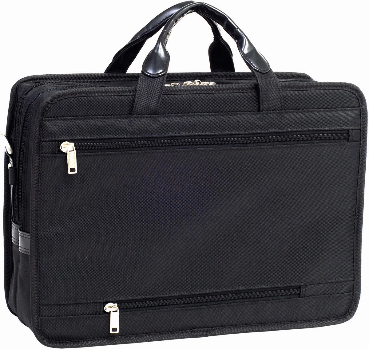 Mcklein P Series Elston Nylon Dbl Compartment Laptop Case