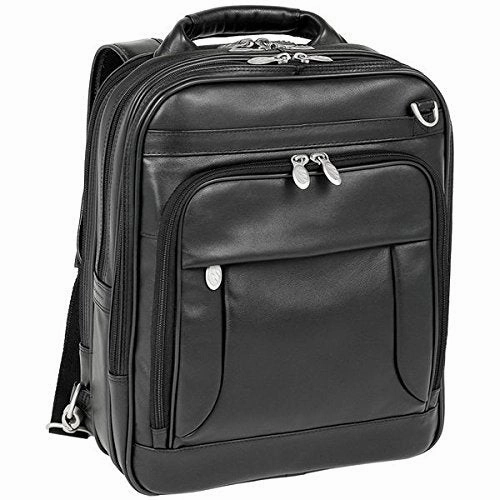 Mcklein Travel Lincoln Park Leather Three-Way Computer Everywhere Briefpack