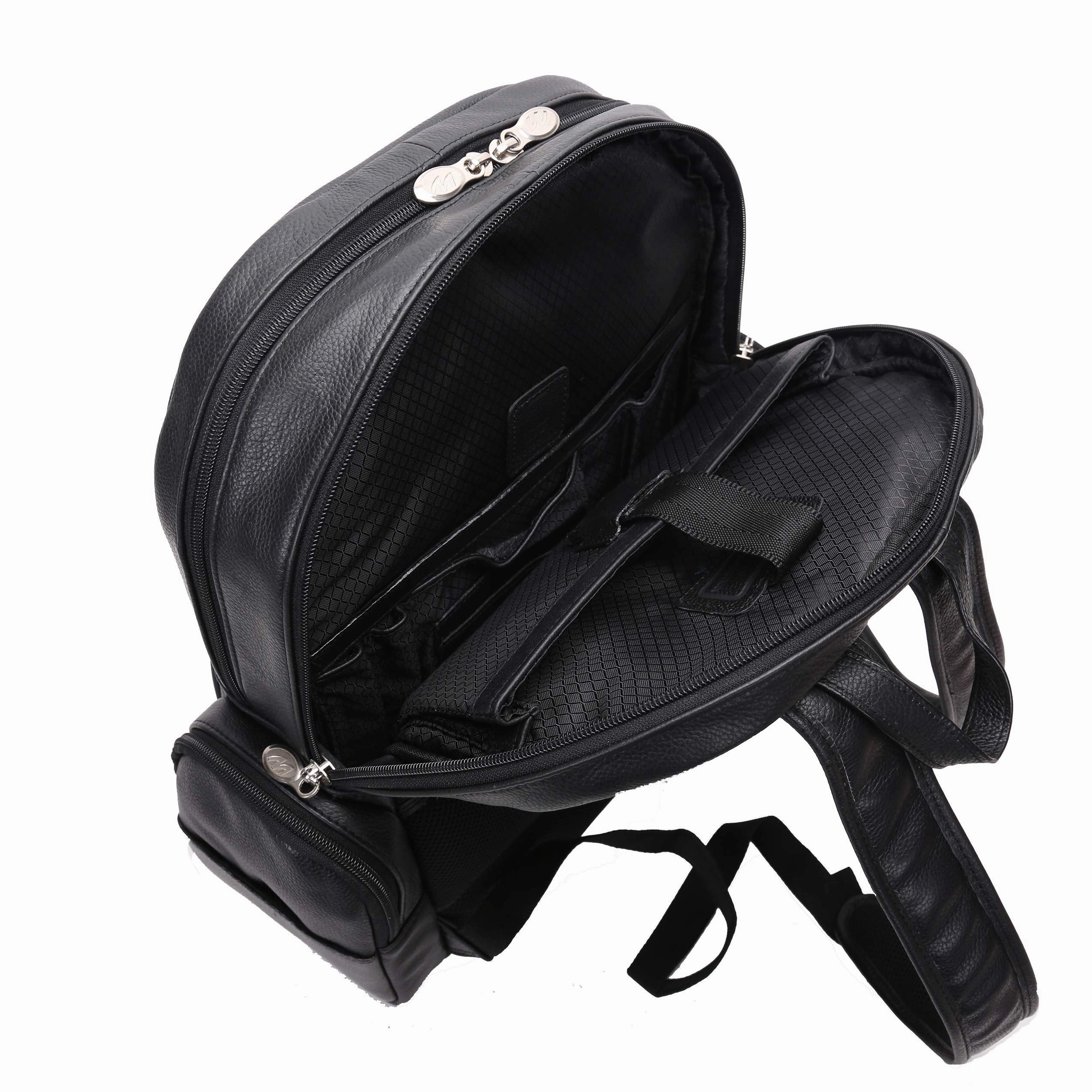 McKlein USA Cumberland 15" Leather Dual Compartment Laptop Backpack