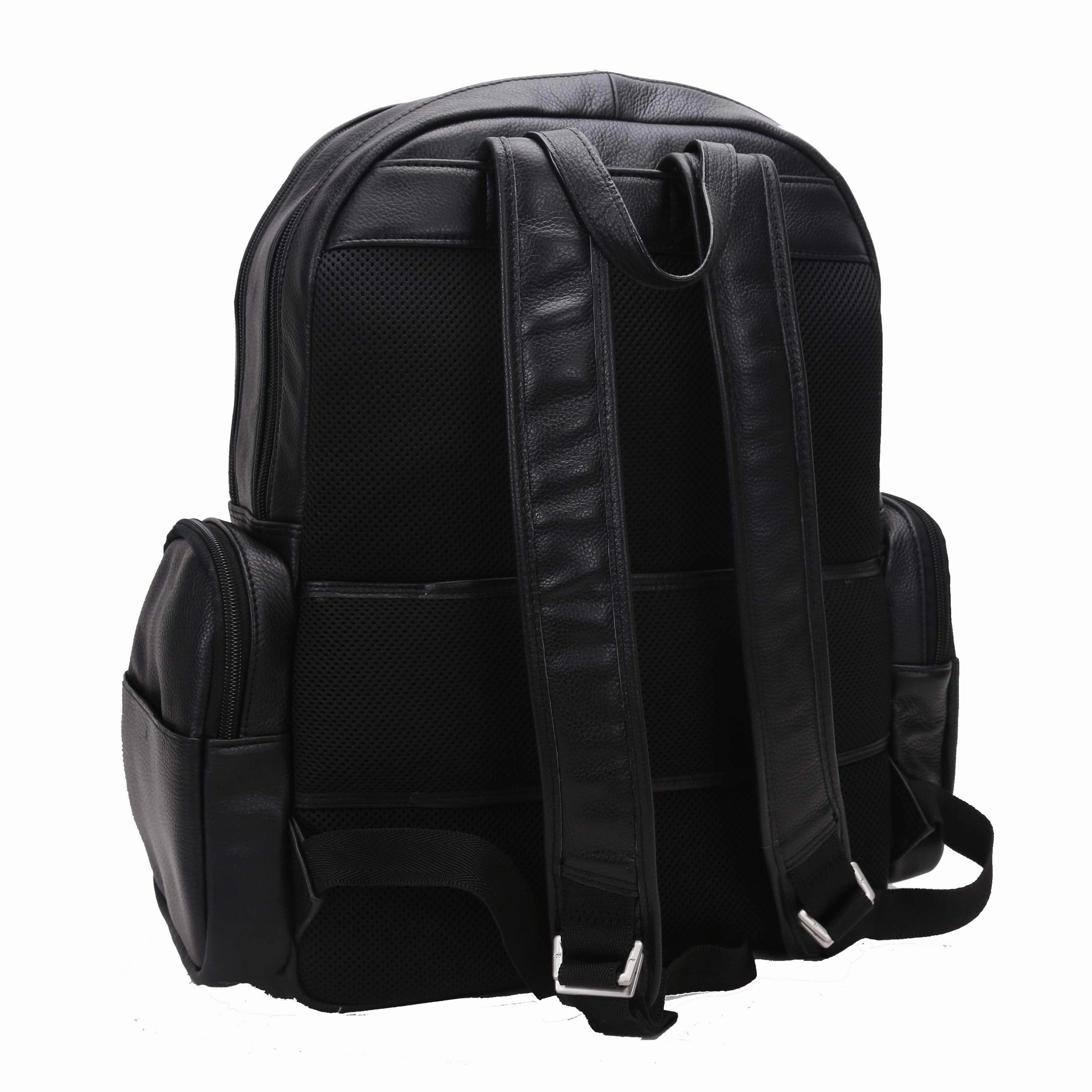 McKlein USA Cumberland 15" Leather Dual Compartment Laptop Backpack