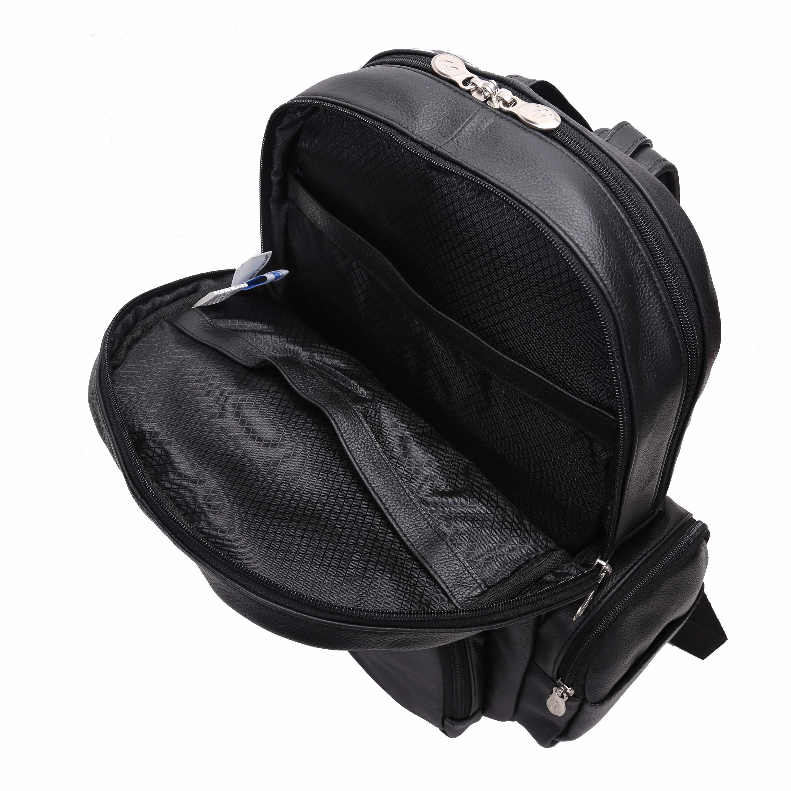 McKlein USA Cumberland 15" Leather Dual Compartment Laptop Backpack