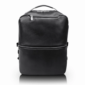 McKlein USA East Side 17" Nylon 2-In-1 Laptop & Tablet Convertible Travel Backpack & Cross-Body