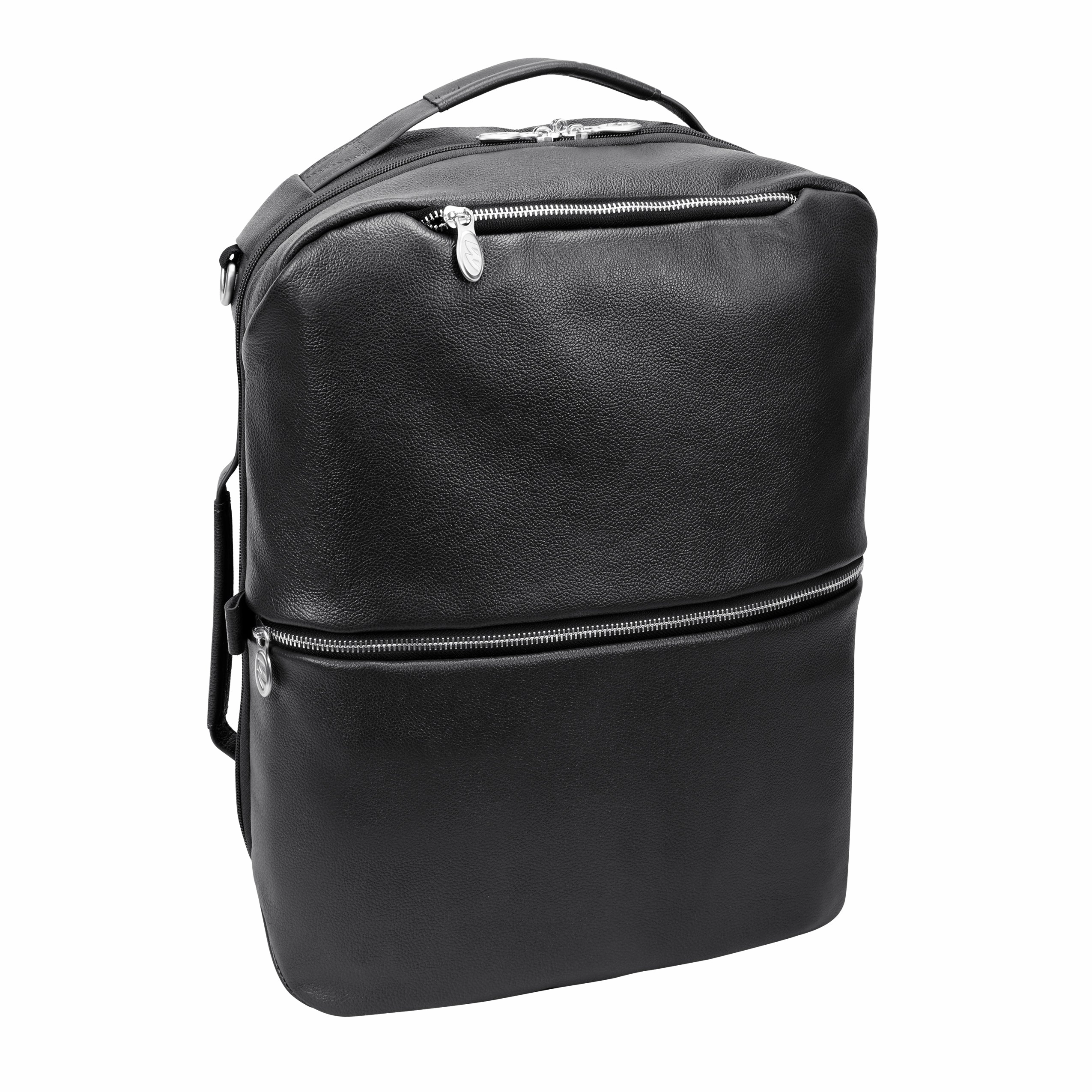 McKlein USA East Side 17" Nylon 2-In-1 Laptop & Tablet Convertible Travel Backpack & Cross-Body