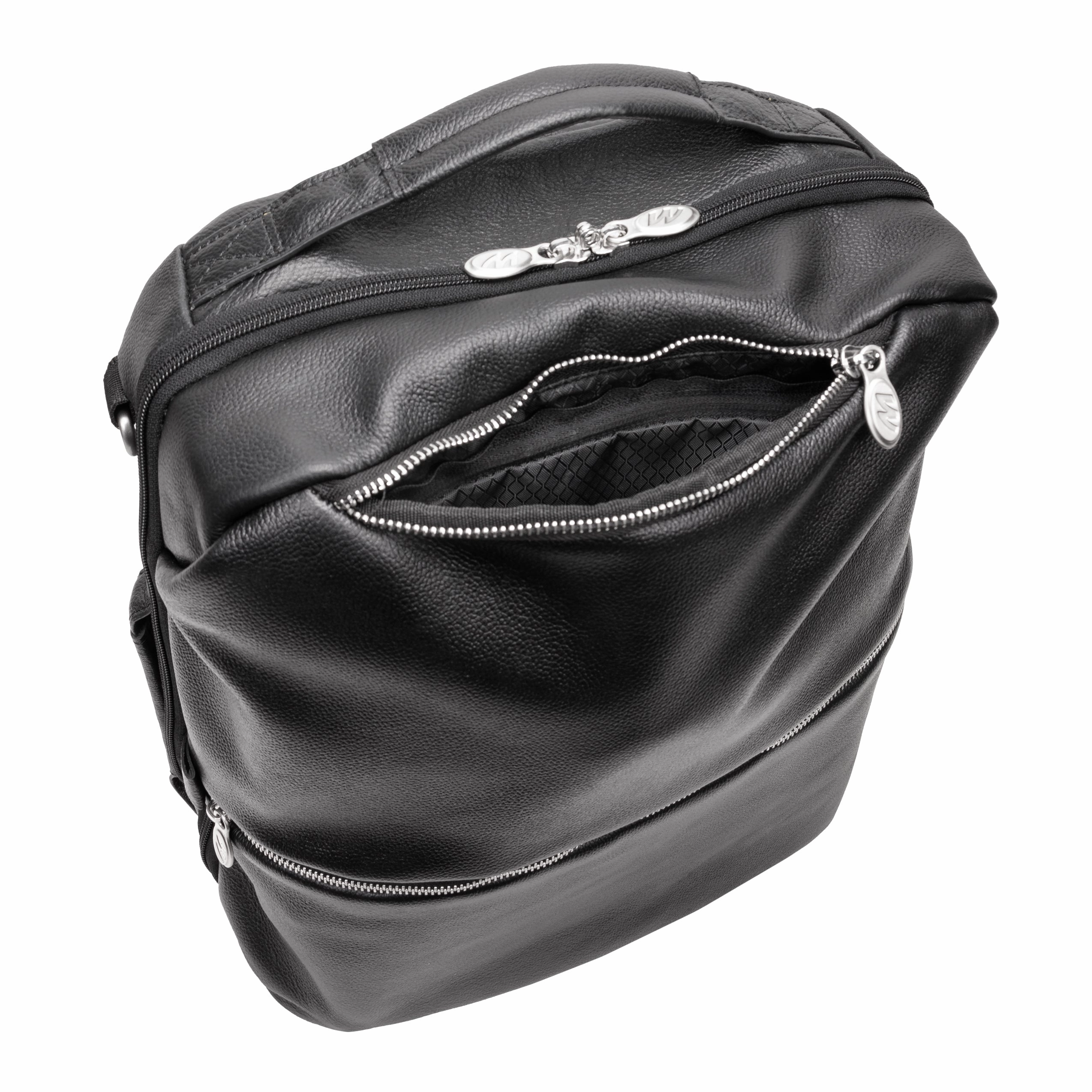 McKlein USA East Side 17" Nylon 2-In-1 Laptop & Tablet Convertible Travel Backpack & Cross-Body