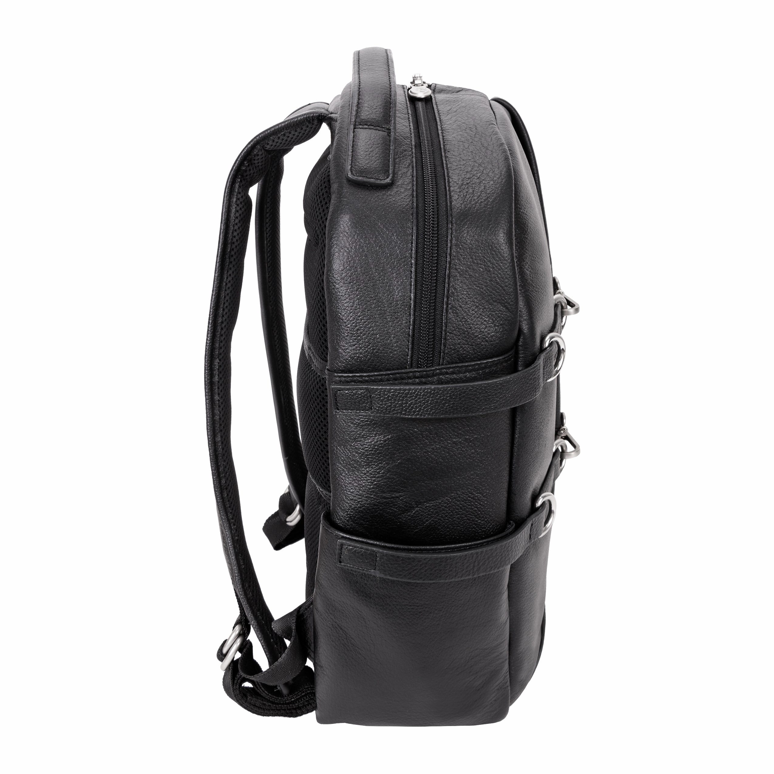 McKlein USA Oakland 15" Leather Business Casual Laptop & Tablet Backpack