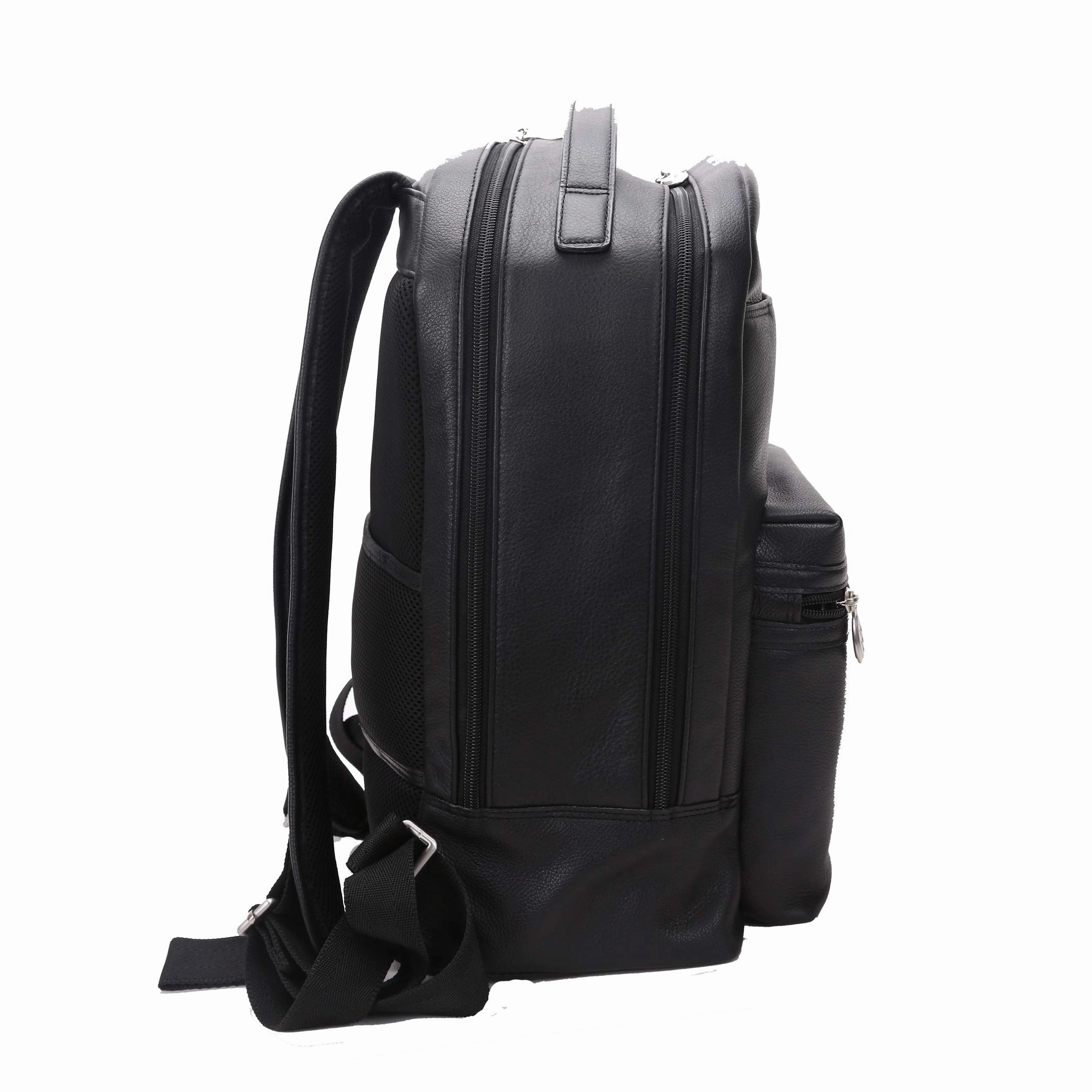 McKlein USA Parker 15" Leather Dual Compartment Laptop Backpack