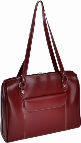 Mcklein W Series Glenview Leather Ladies Briefcase