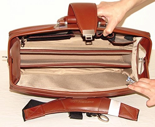 McKleinUSA Harrison 83384 V Series 17-Inch Partners Full Grain Oil Tanned Leather Laptop Brief (Brown)