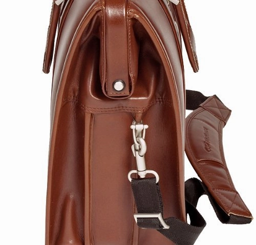 McKleinUSA Harrison 83384 V Series 17-Inch Partners Full Grain Oil Tanned Leather Laptop Brief (Brown)