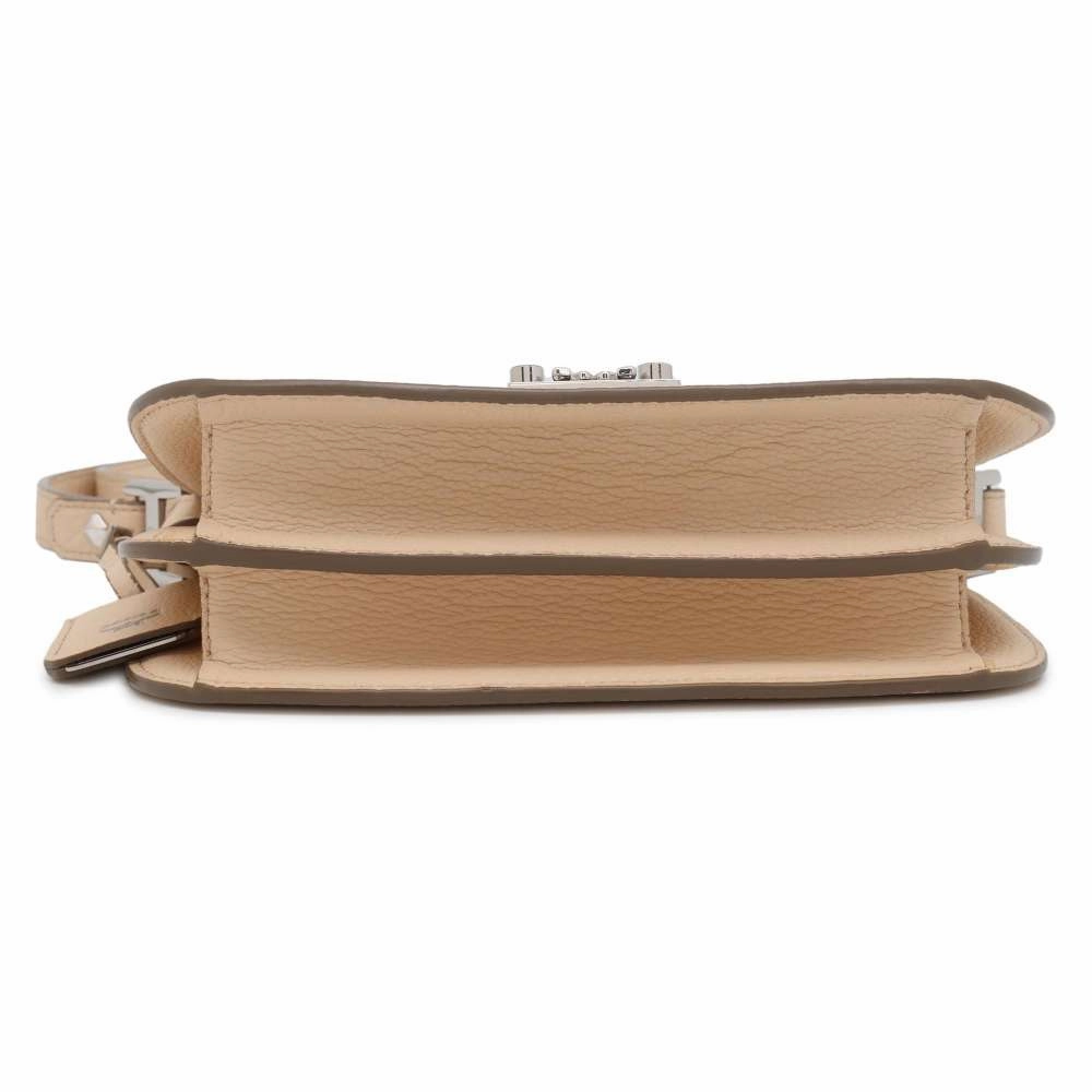 MCM Patricia Shoulder Bag BeigeMWS7SPA15IB001 Leather Size Small