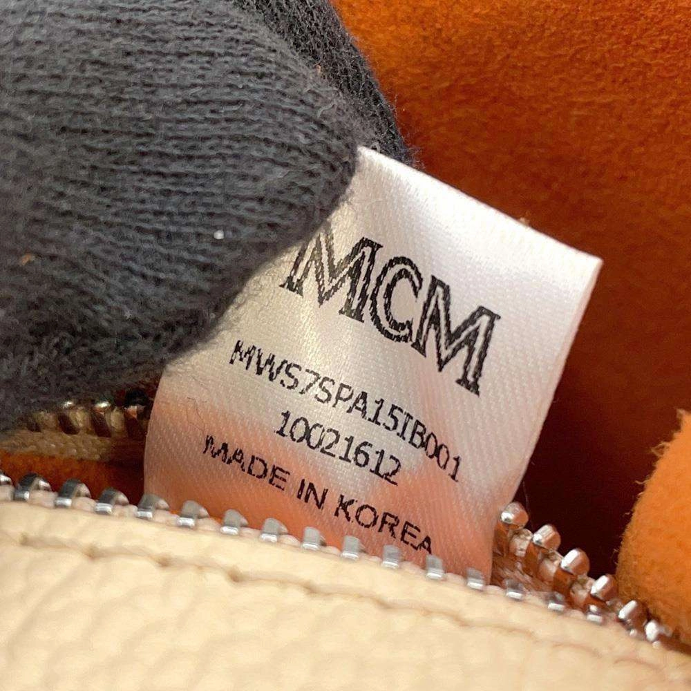 MCM Patricia Shoulder Bag BeigeMWS7SPA15IB001 Leather Size Small