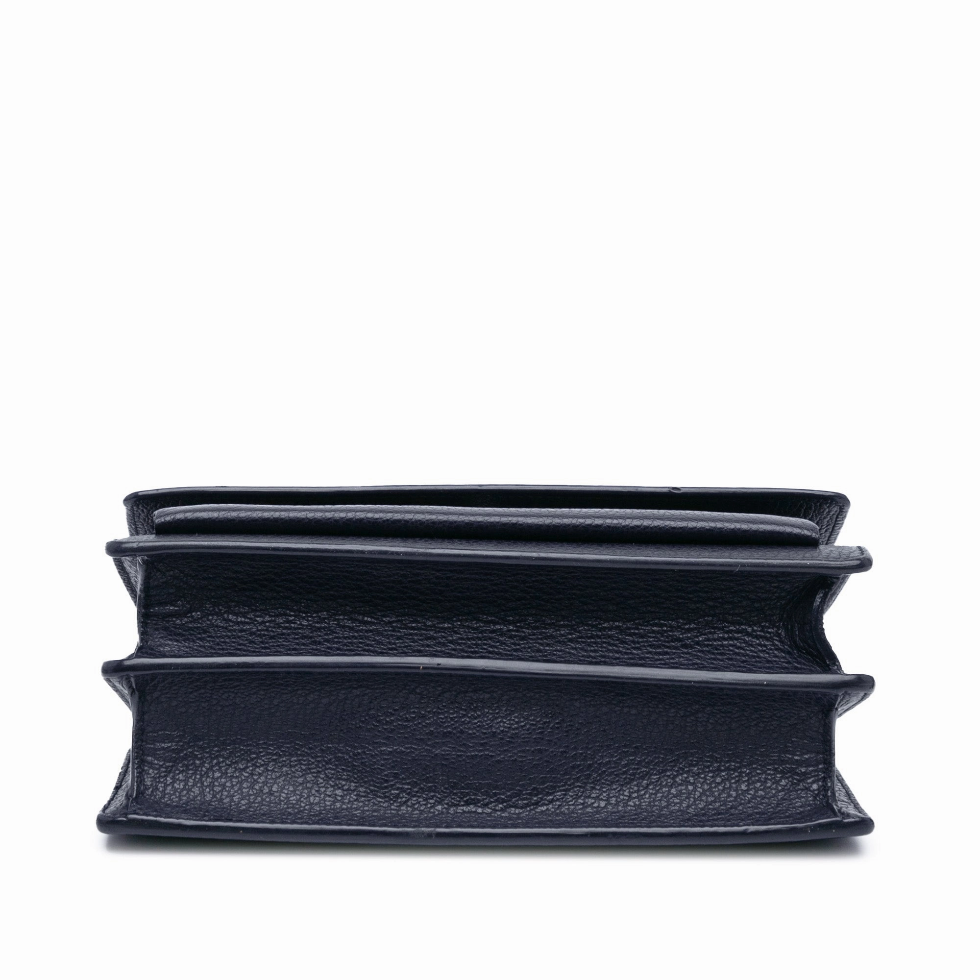 Medium Leather Monogram Sunset Crossbody