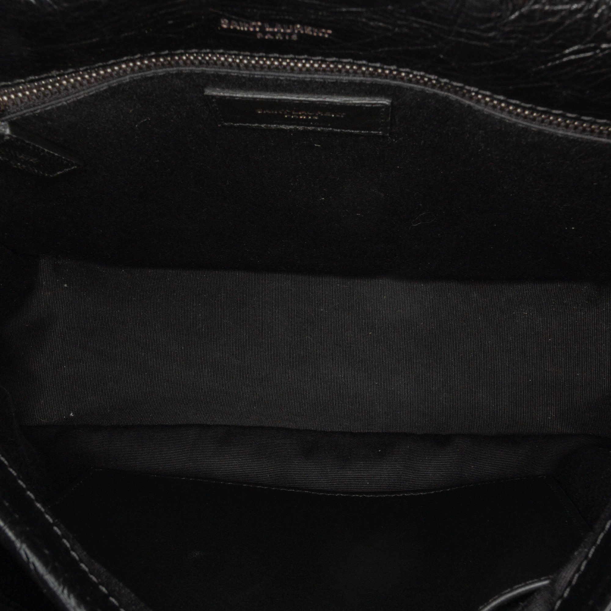 Medium Niki Leather Shoulder Bag Black