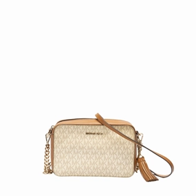 Michael Jet Set Logo Crossbody Bag