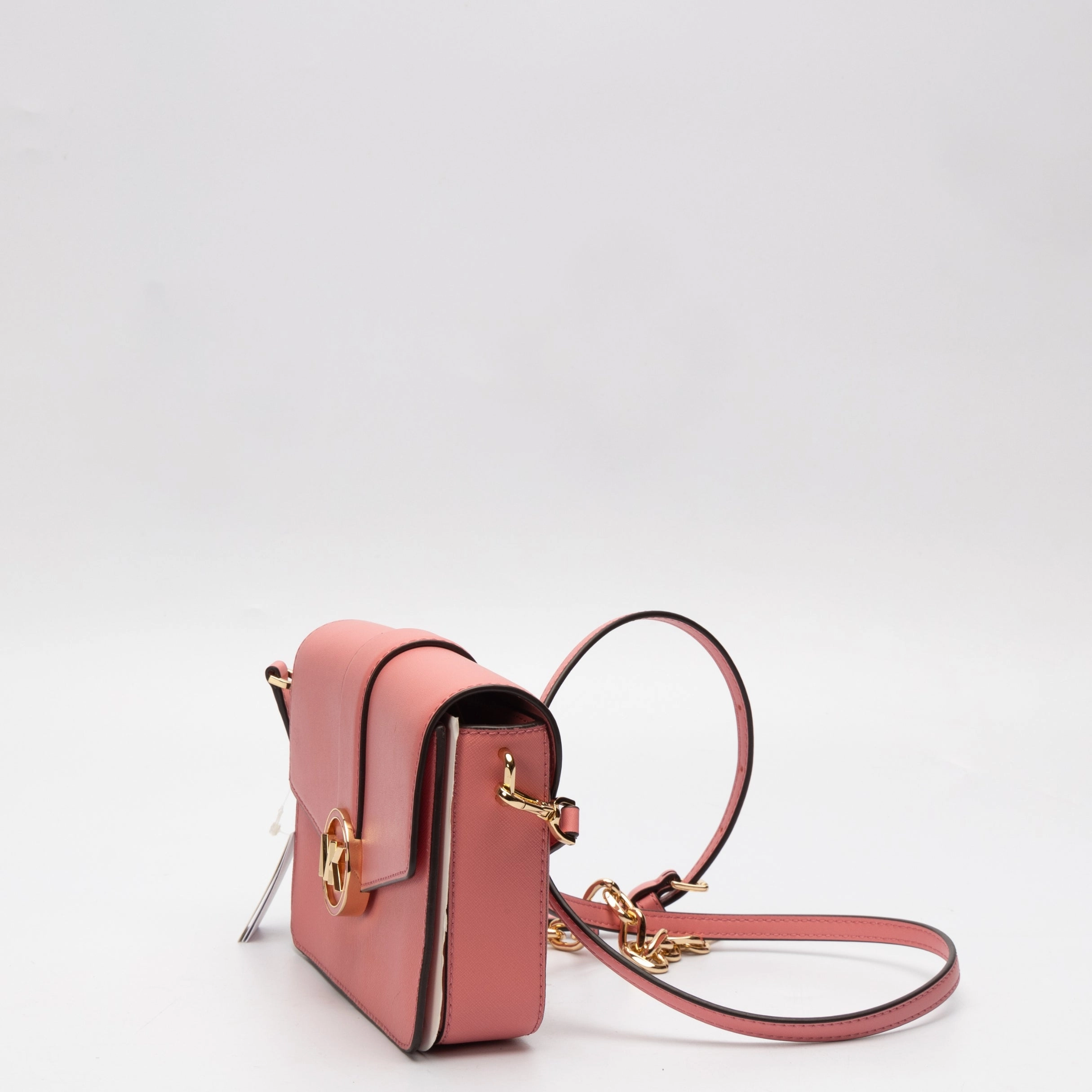 Michael Kors Carmen Leather Flap Crossbody Bag