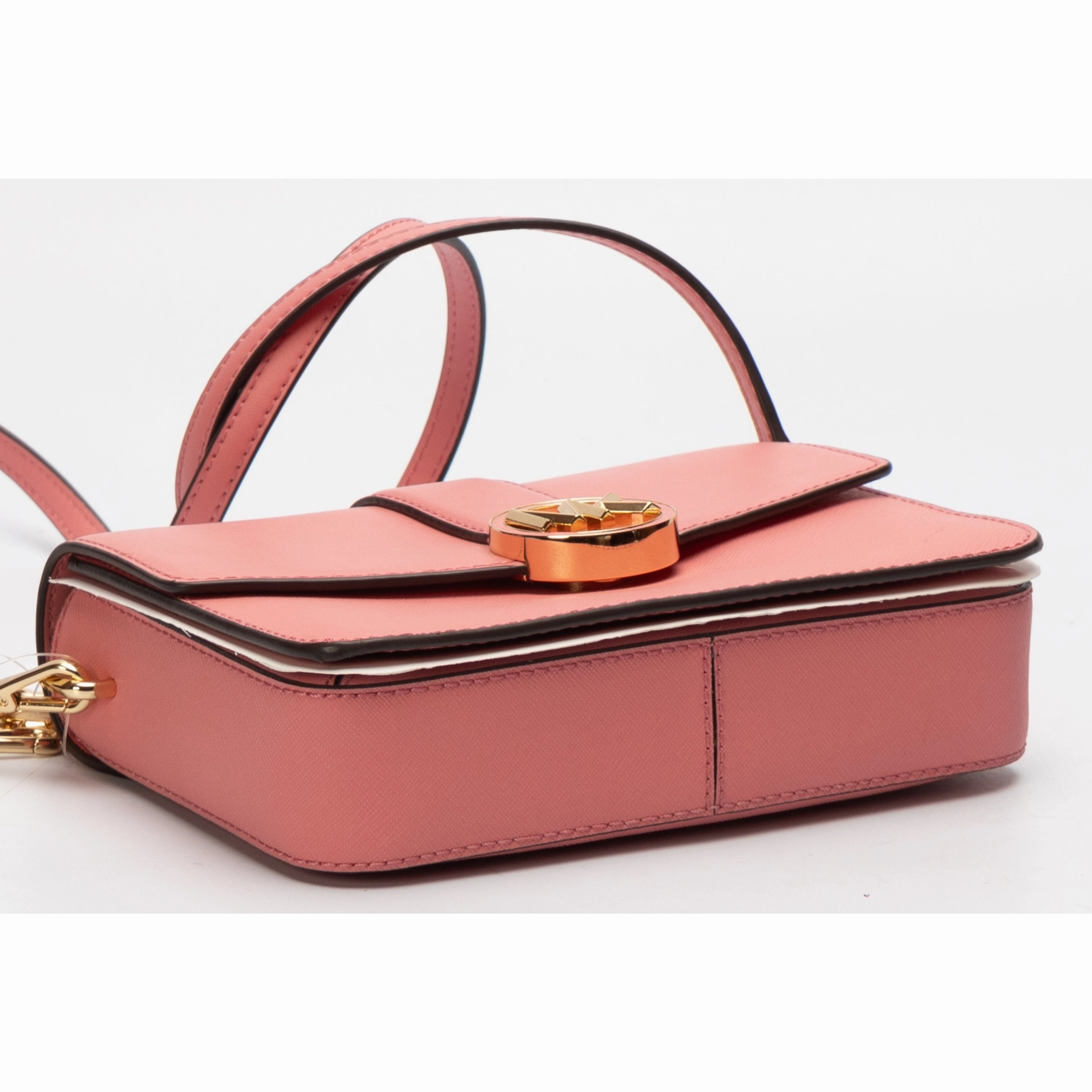 Michael Kors Carmen Leather Flap Crossbody Bag