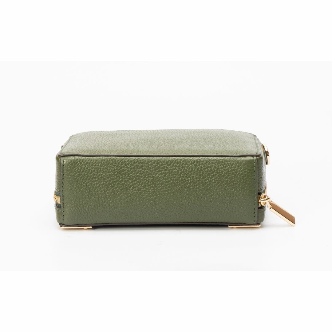 Michael Kors Estelle Trunk Small Pebbled Leather Crossbody Bag