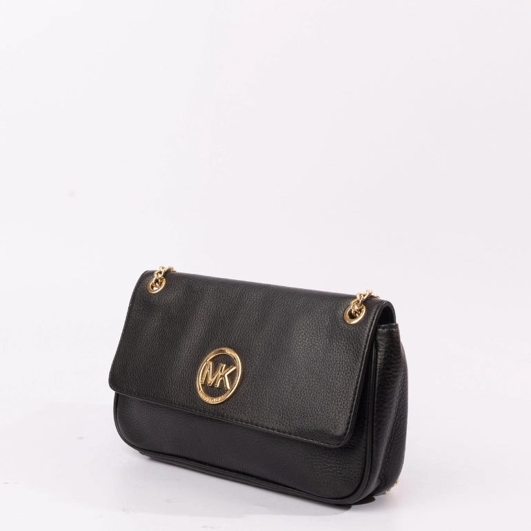 Michael Kors Fulton Logo Flap Shoulder Bag