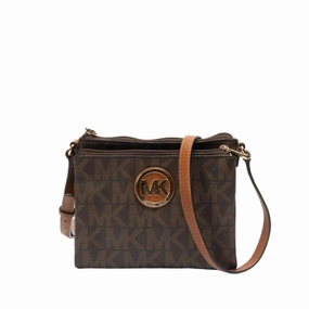 Michael Kors Fulton Signature Crossbody Bag