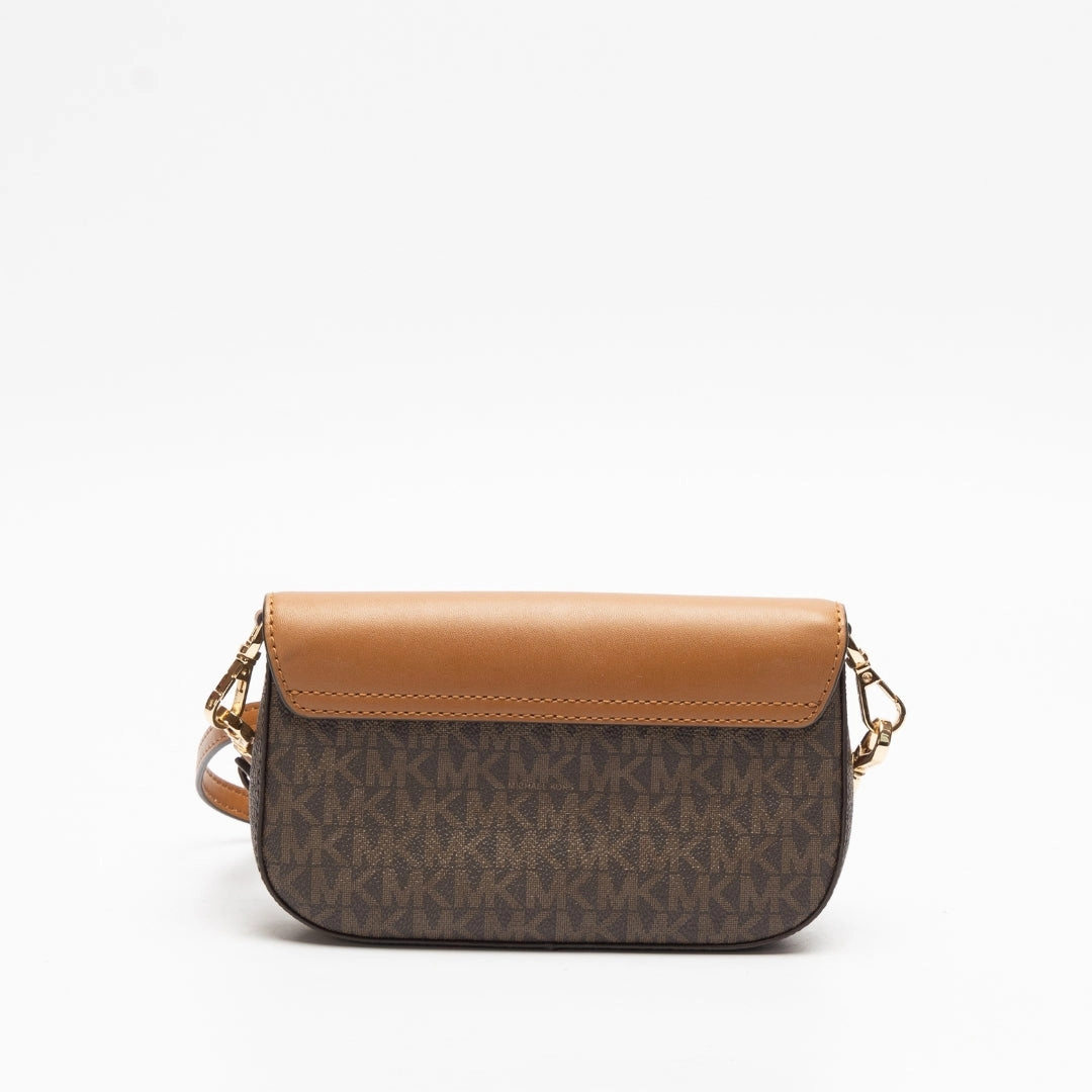 Michael Kors Jet Set Brown Acorn Crossbody Bag