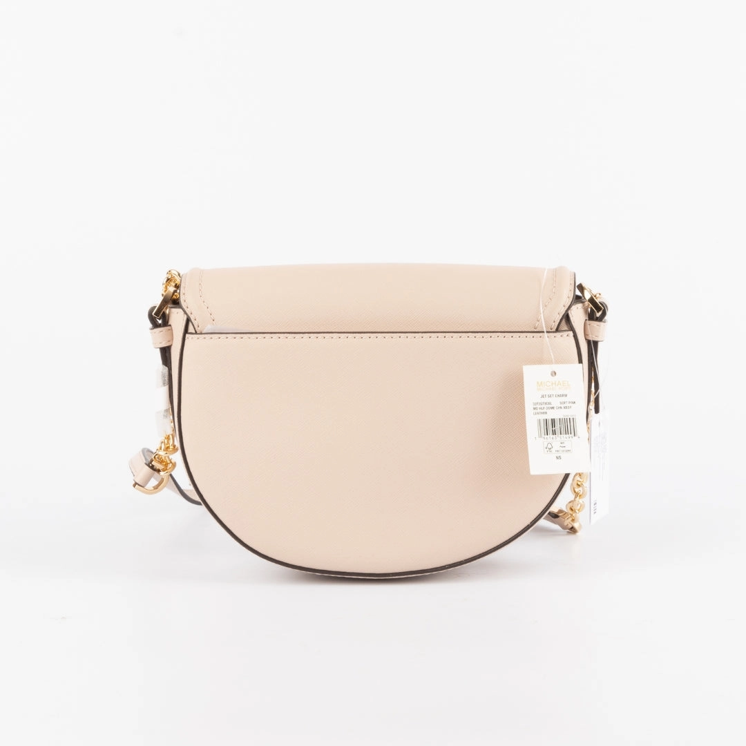 Michael Kors Jet Set Half Dome Crossbody Bag