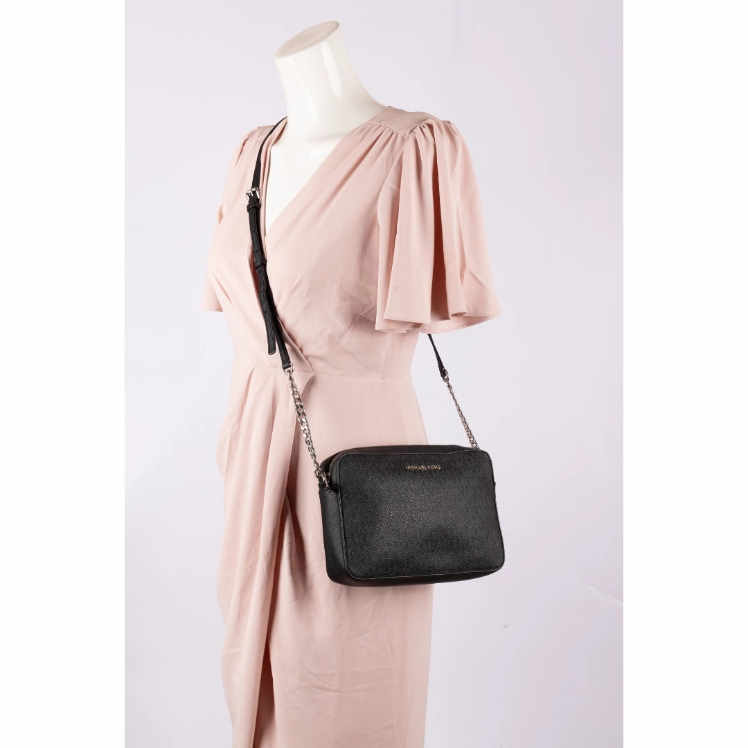 Michael Kors Jet Set Large Logo Crossbody Bag