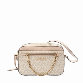 Michael Kors Jet Set Large Logo Crossbody Bag