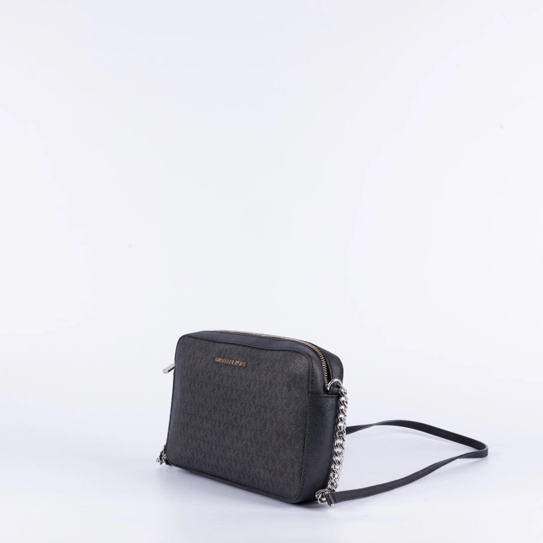 Michael Kors Jet Set Large Logo Crossbody Bag