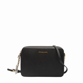 Michael Kors Jet Set Saffiano Leather Crossbody Bag