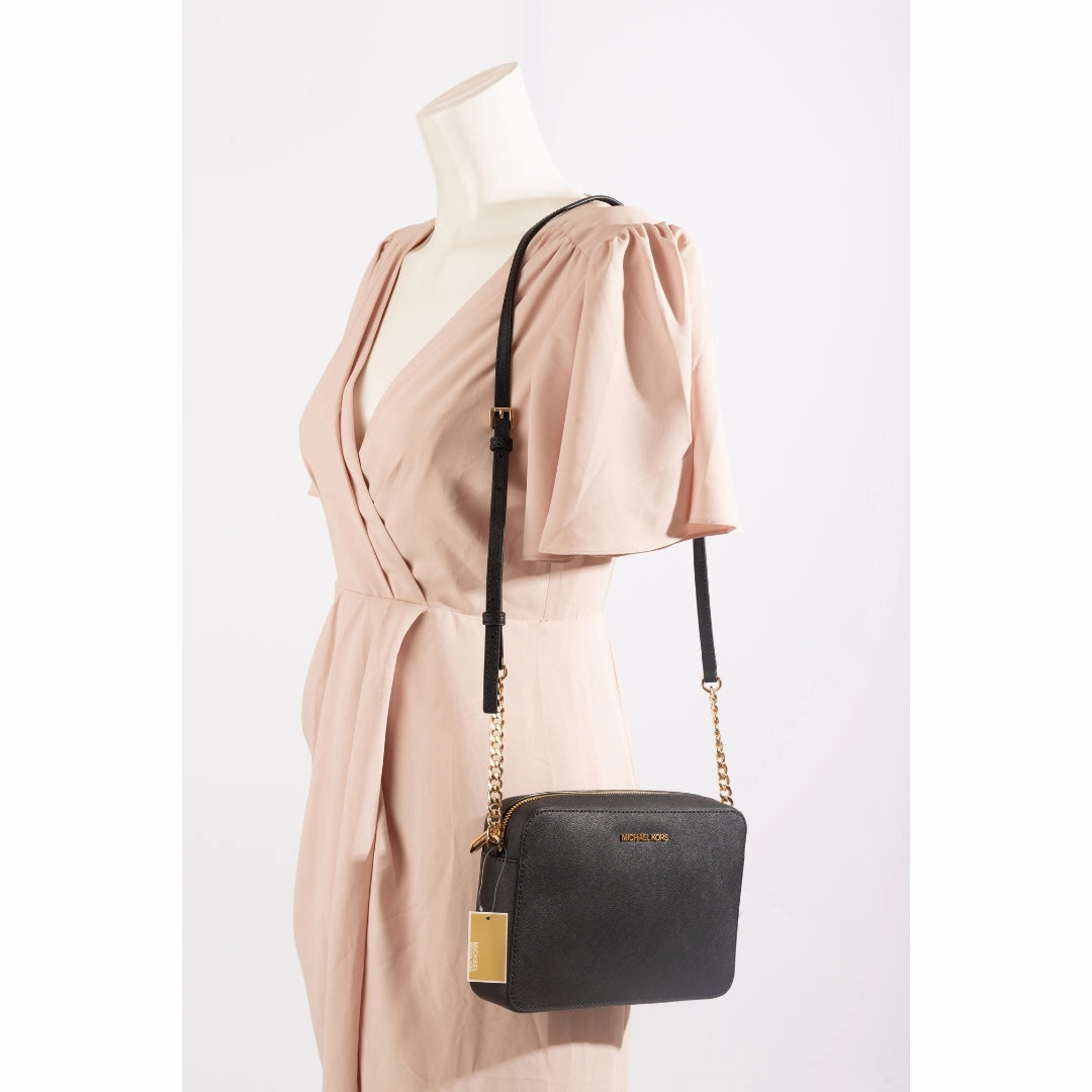 Michael Kors Jet Set Saffiano Leather Crossbody Bag
