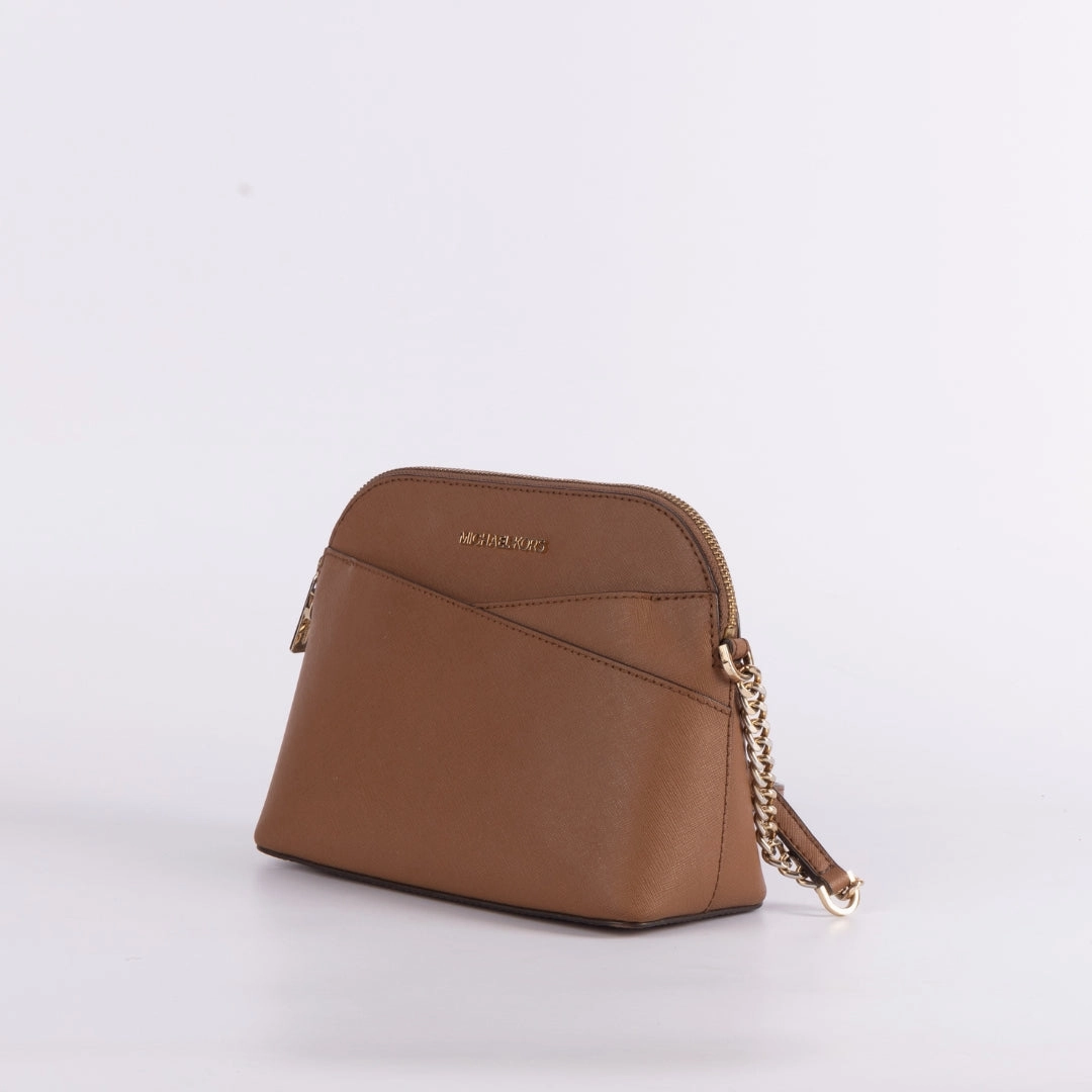 Michael Kors Jet Set Travel Logo Dome Crossbody Bag