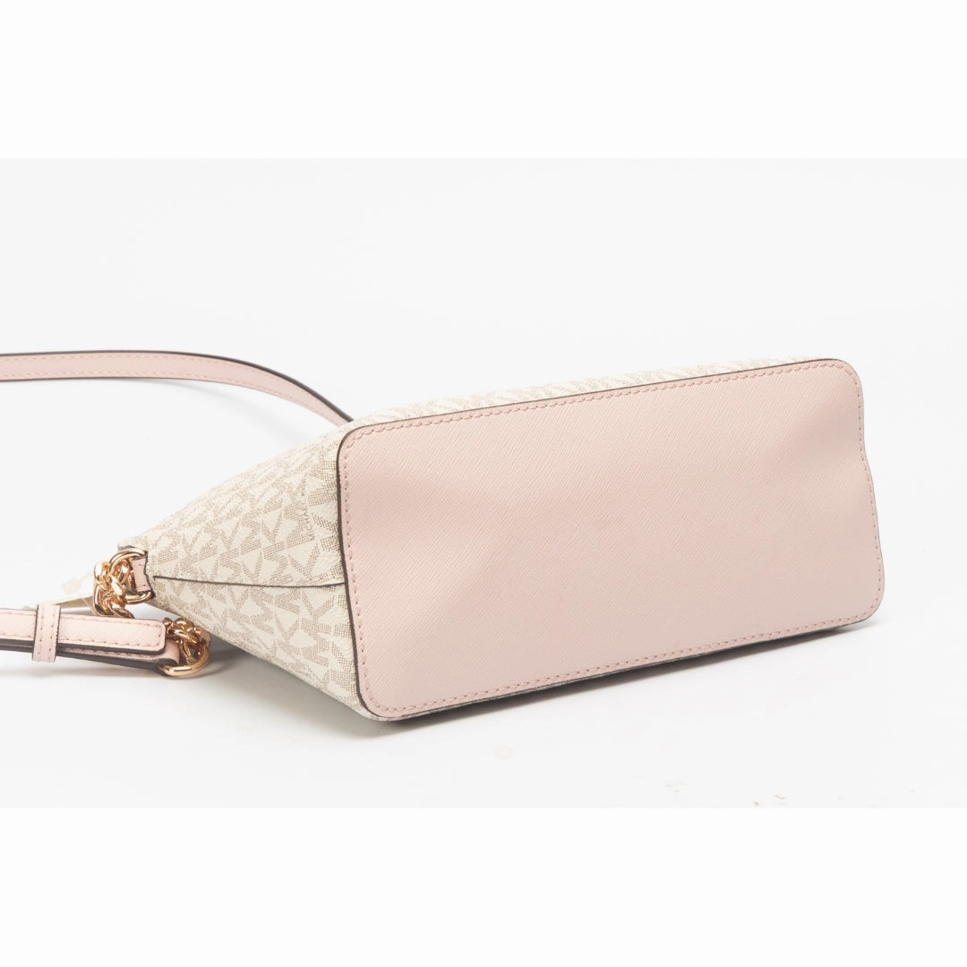 Michael Kors Jet Set Travel Medium Metallic Dome Crossbody Bag