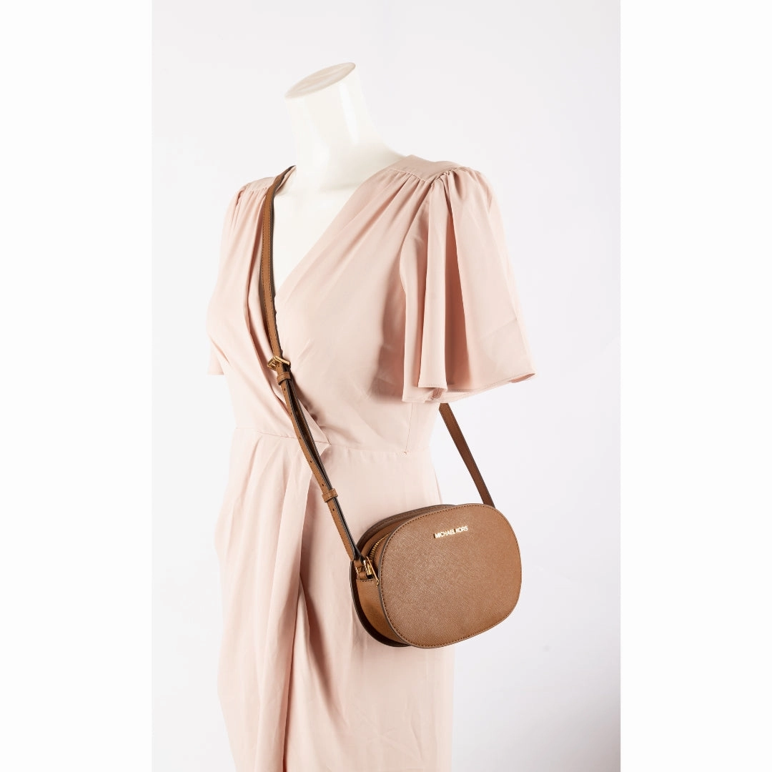 Michael Kors Jet Set Travel Saffiano Leather Crossbody Bag