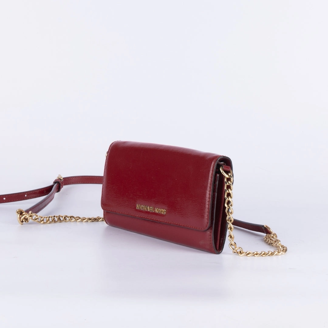 Michael Kors Leather Daniela Crossbody Bag