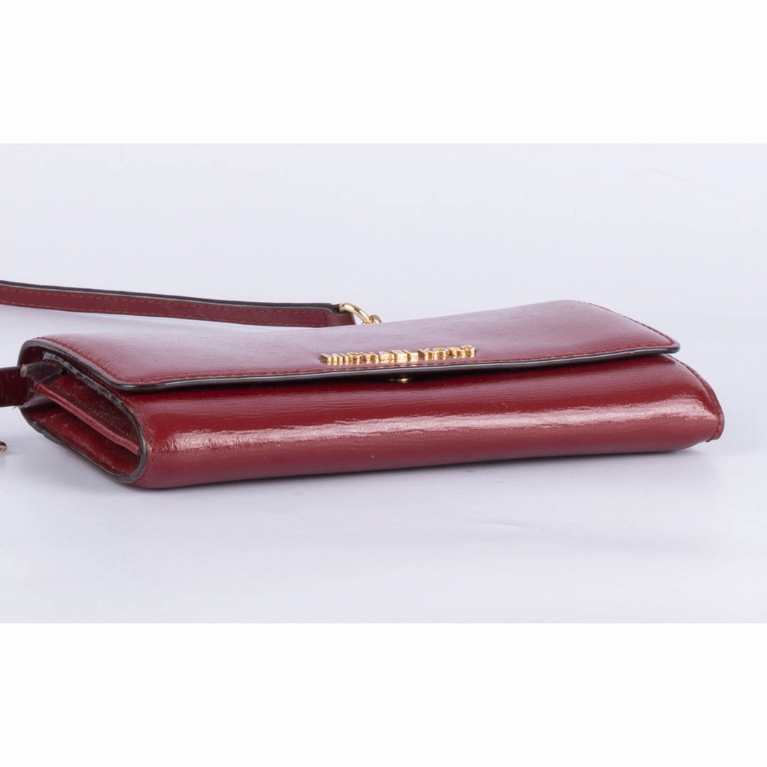 Michael Kors Leather Daniela Crossbody Bag