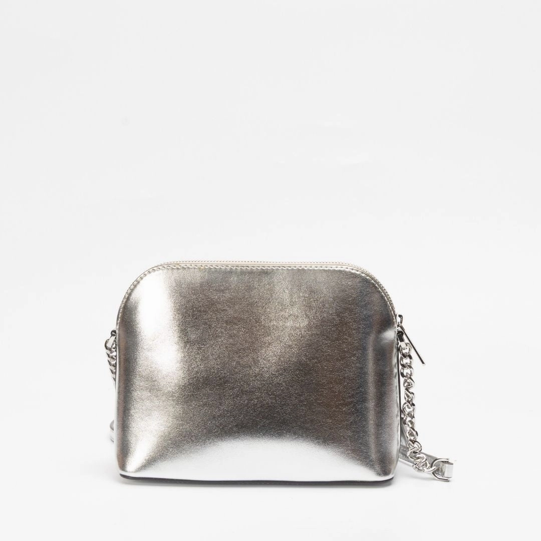 Michael Kors Leather Metallic Crossbody Bag