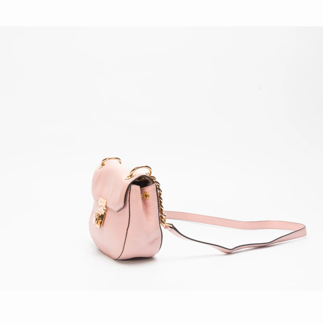 Michael Kors Lita Leather Mini Saddle Crossbody Bag