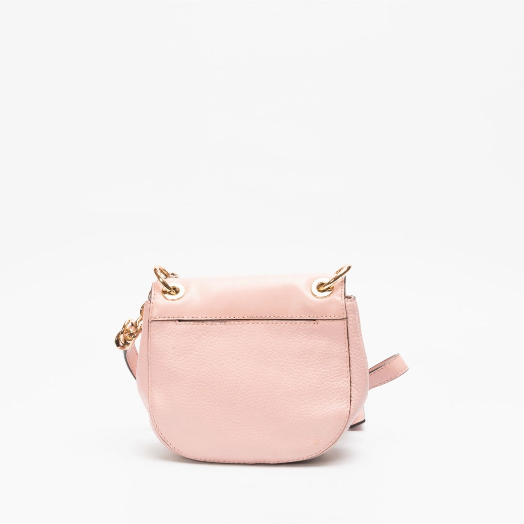 Michael Kors Lita Leather Mini Saddle Crossbody Bag
