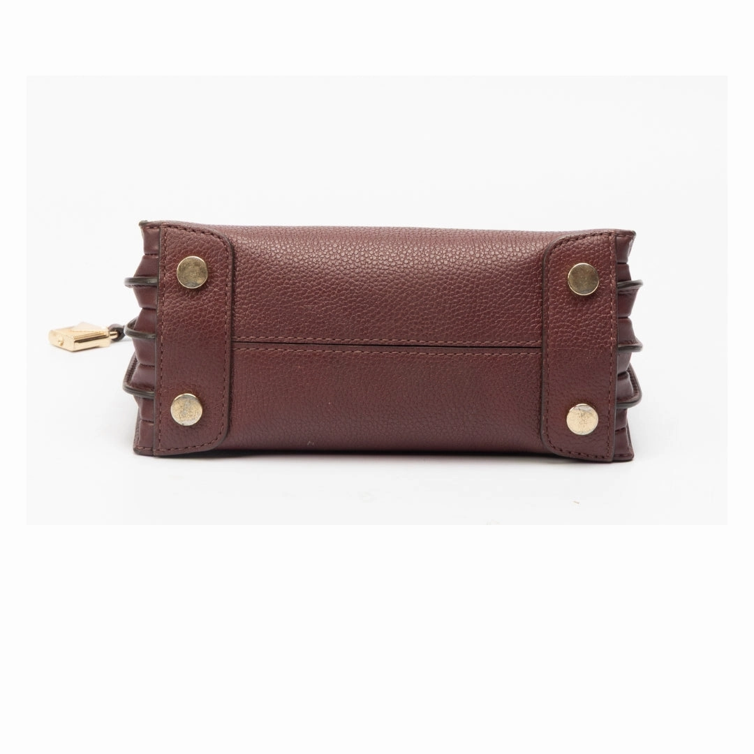 Michael Kors Mercer Medium Leather Accordion Crossbody Bag