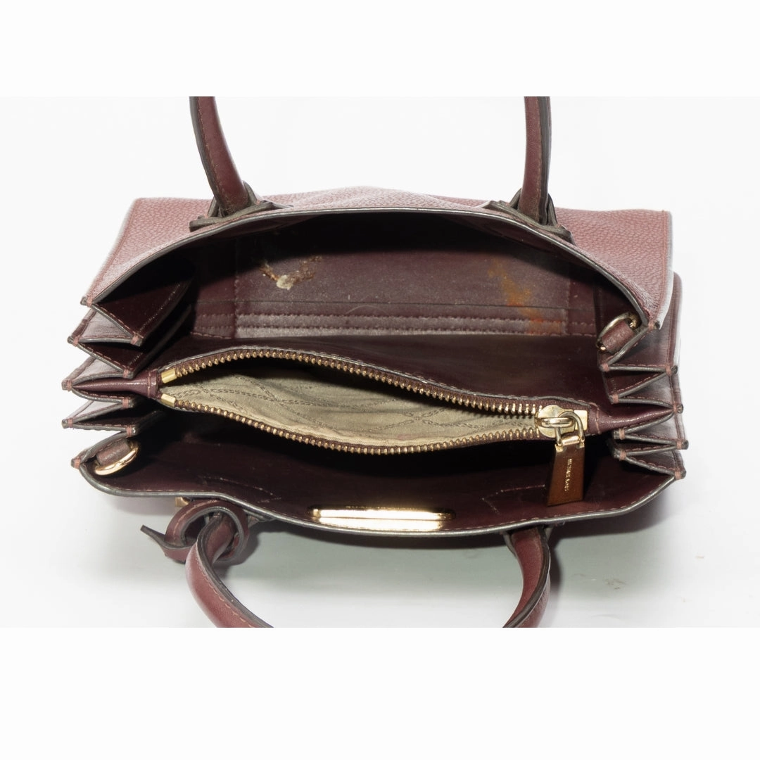 Michael Kors Mercer Medium Leather Accordion Crossbody Bag