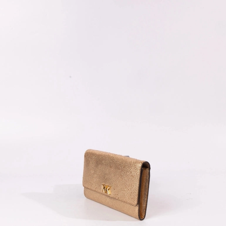 Michael Kors Mott Metallic Leather Chain Wallet