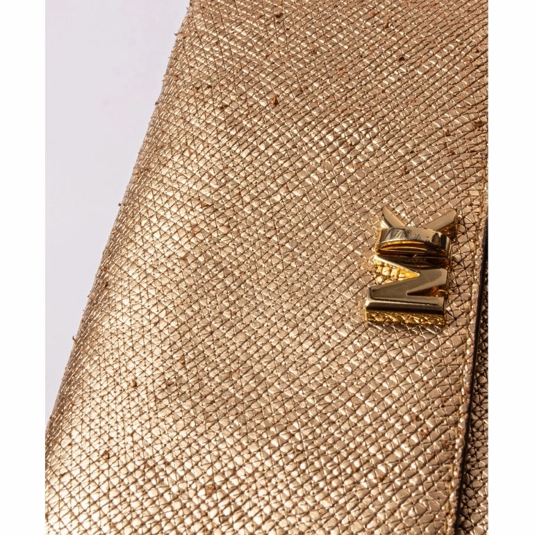 Michael Kors Mott Metallic Leather Chain Wallet