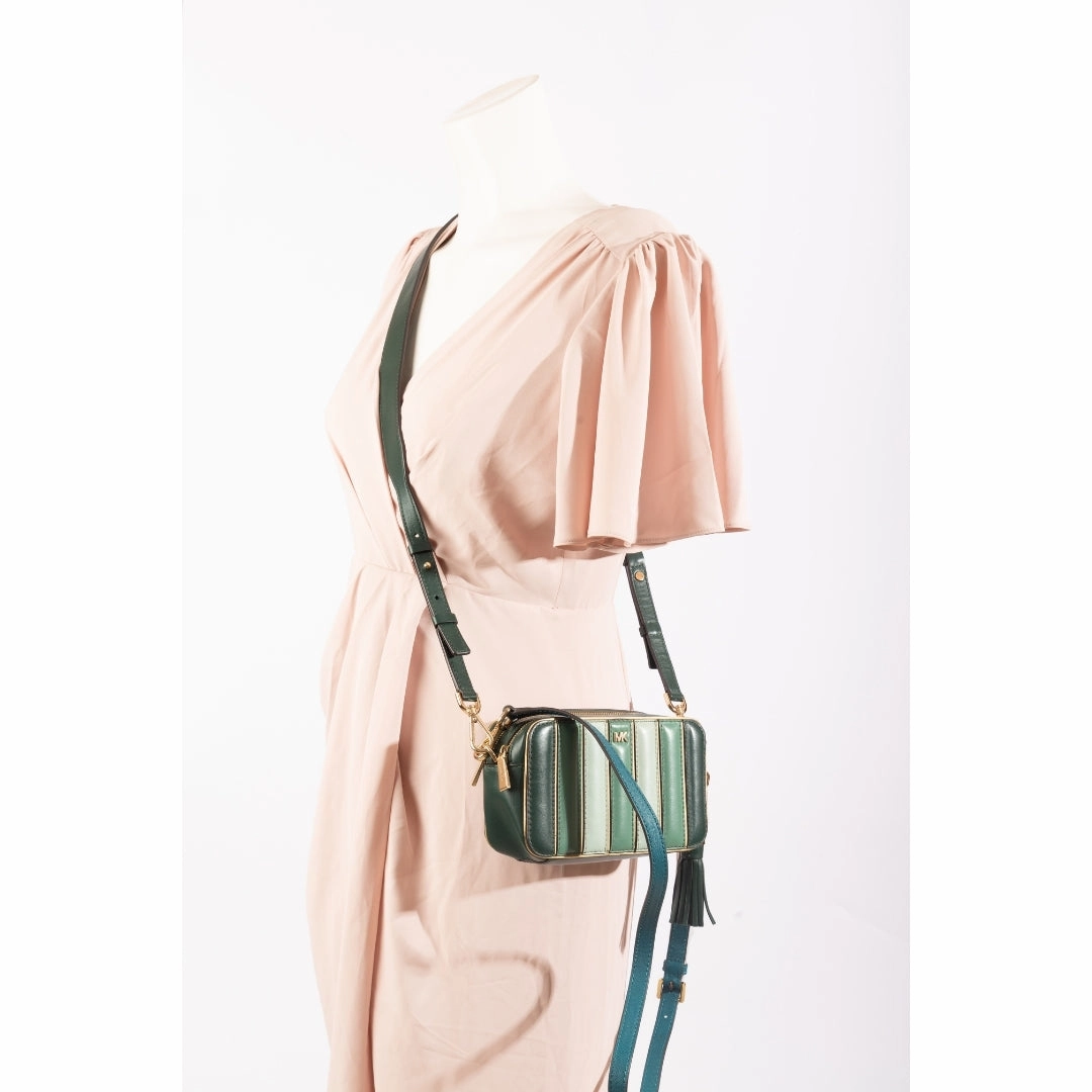 Michael Kors Racing Green Multi Small Cross Body Bag
