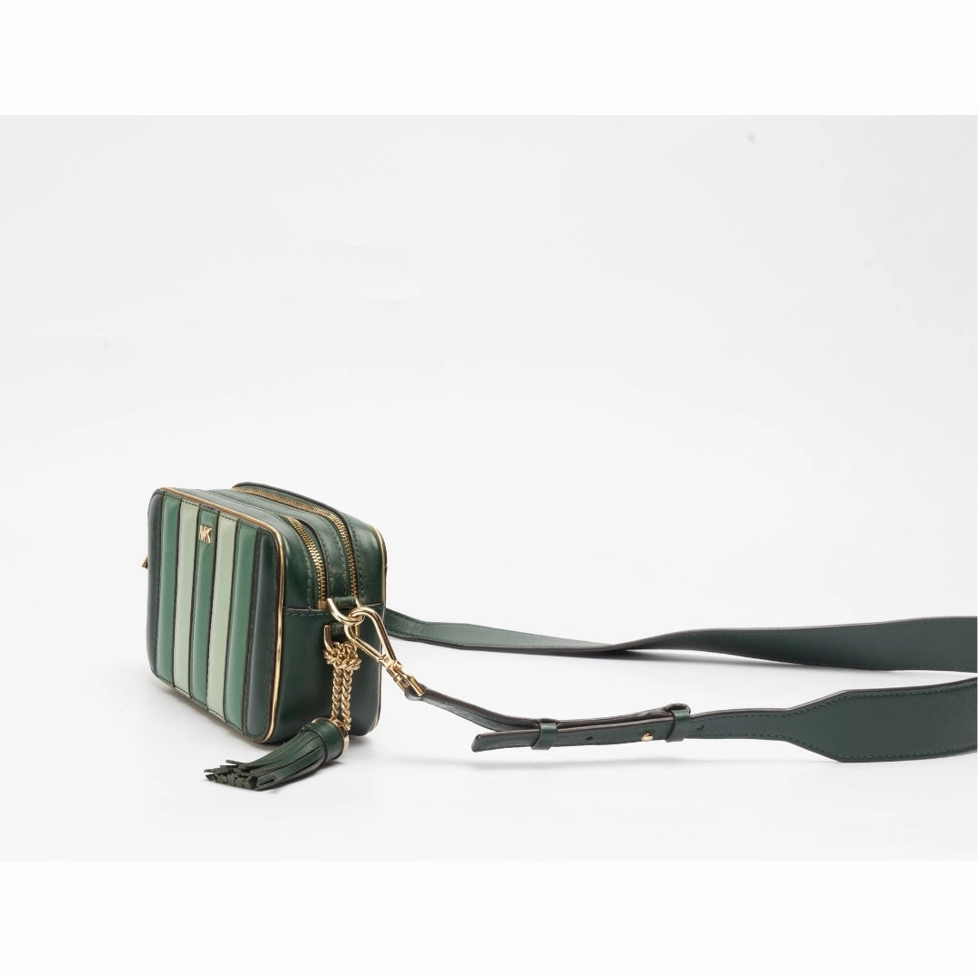 Michael Kors Racing Green Multi Small Cross Body Bag