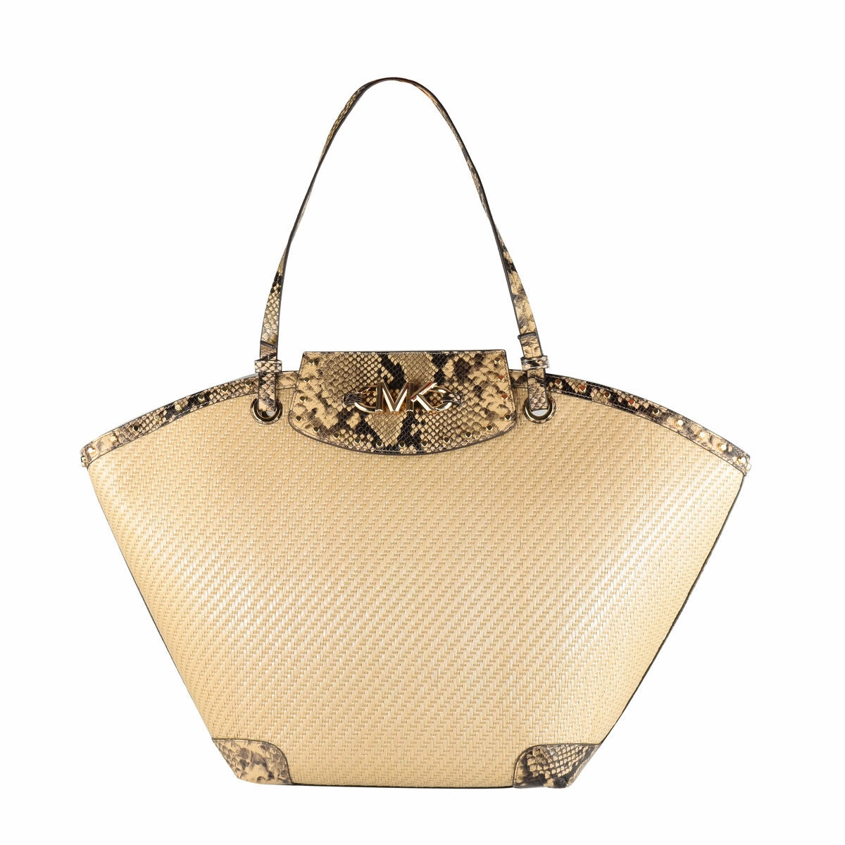 Michael Kors Raffia Shoulder Bag Brown