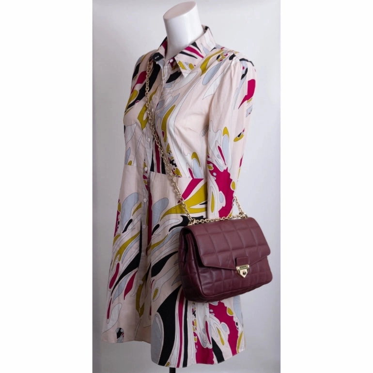 Michael Kors Soho Quilted Fold-Over Shoulder Bag