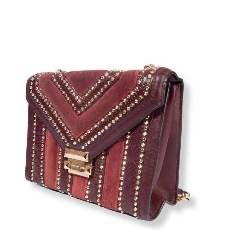 Michael Kors Whitney Mixed-Media Crossbody Bag