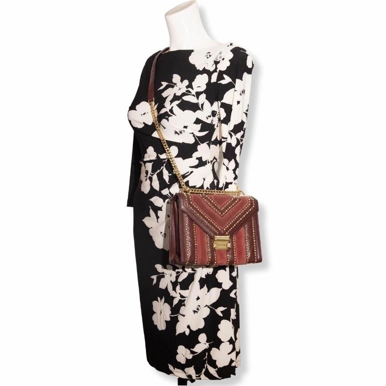 Michael Kors Whitney Mixed-Media Crossbody Bag
