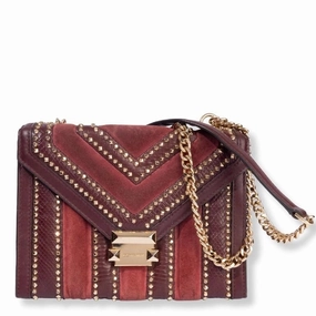Michael Kors Whitney Mixed-Media Crossbody Bag