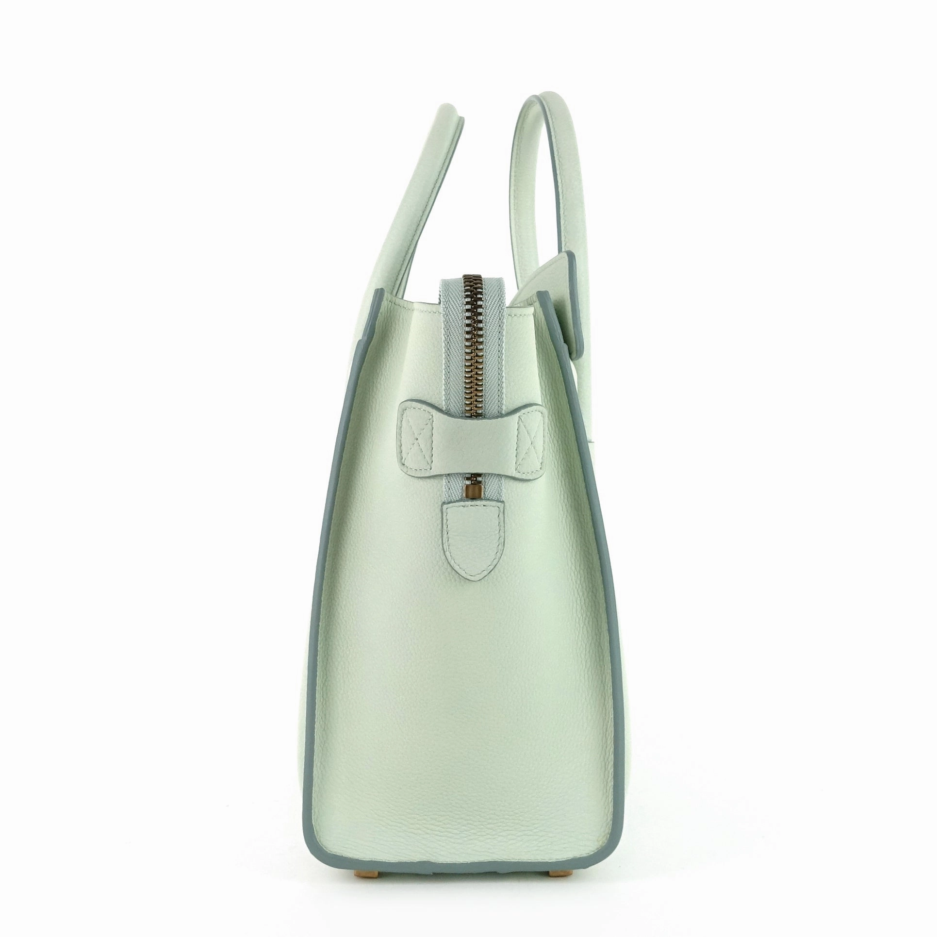 Micro Luggage Grainy Calf Leather Bag